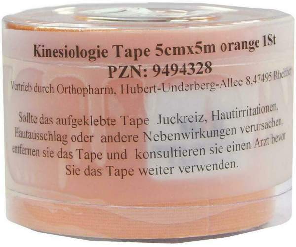 Kinesiologie Tape 5 Cmx5 M Orange