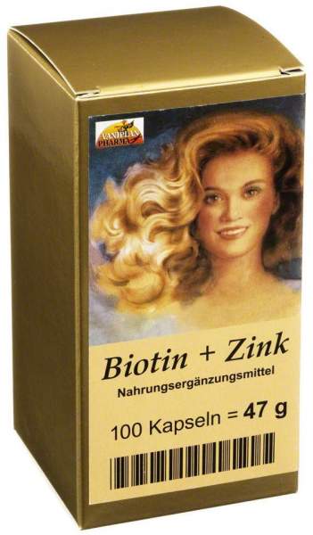 Biotin Plus Zink 100 Haarkapseln