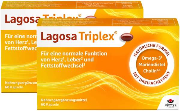 Lagosa Triplex 2 x 60 Weichkapseln