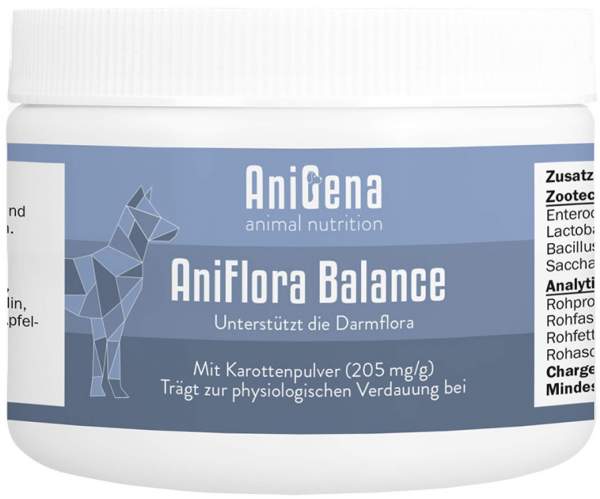 AniFlora Balance Flohsamenschalen + Ballaststoff für Hunde 60 g Pulver