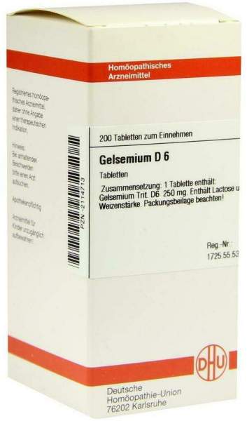 Dhu Gelsemium D6 200 Tabletten