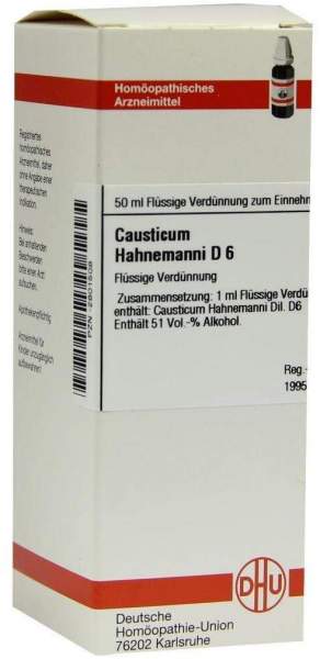 DHU Causticum hahnemanni D6 50 ml Dilution