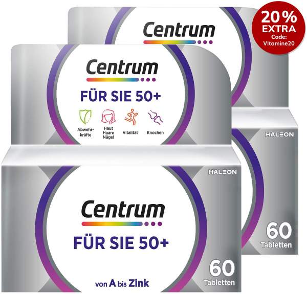 Centrum Für Sie 50+ Capletten 2 x 60 Tabletten