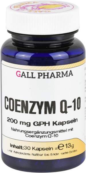 Coenzym Q10 200 mg Gph 30 Kapseln
