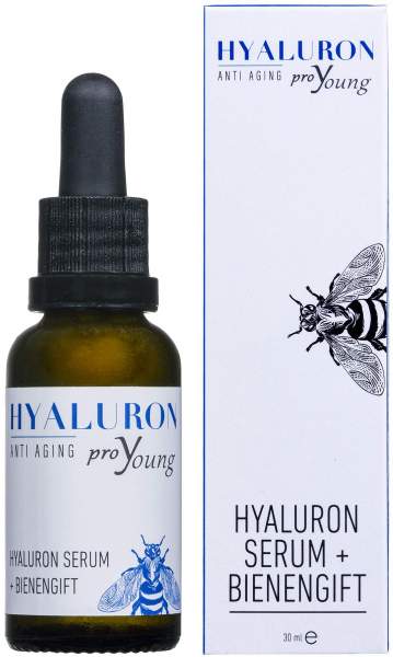 Hyaluron Anti-Aging Serum proYoung mit Bienengift 30 ml