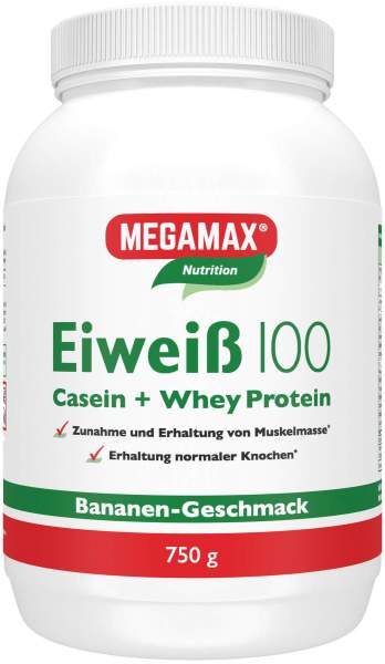 Megamax Eiweiß 100 Banane 750 G Pulver