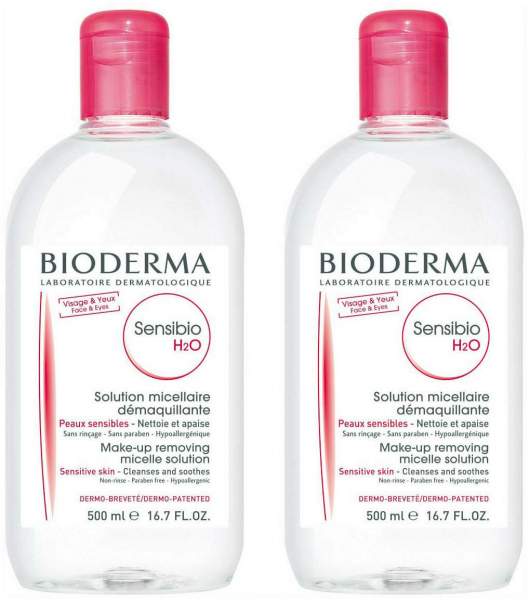 Bioderma Sensibio H20 Mizellen Lösung 2 x 500 ml