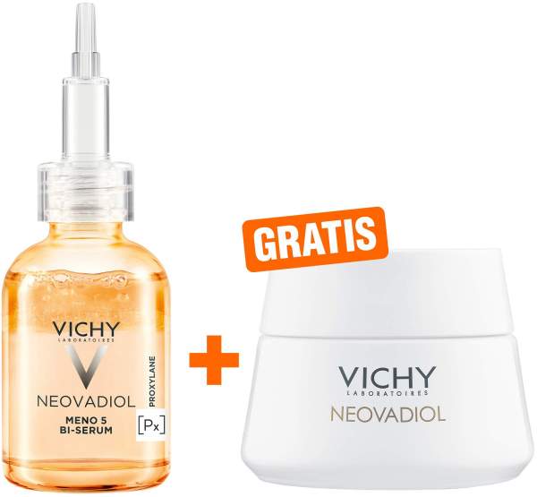 Vichy Neovadiol Meno 5 BI-Serum 30 ml + gratis Neovadiol Nachtpflege nach den Wechseljahren 15 ml