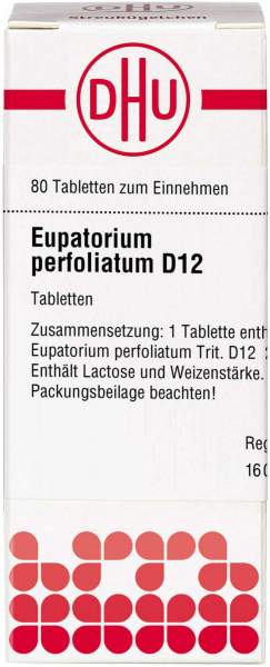 Dhu Eupatorium Perfoliatum D12 80 Tabletten