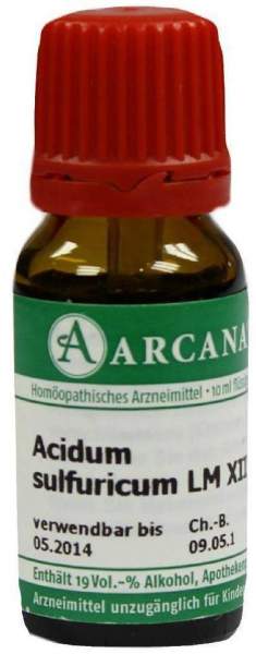 Acidum Sulfuricum Arcana Lm 12 Dilution 10 ml