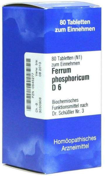 Biochemie Iso 3 Ferrum Phosphoricum D6 80 Tabletten