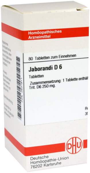 Dhu Jaborandi D6 80 Tabletten