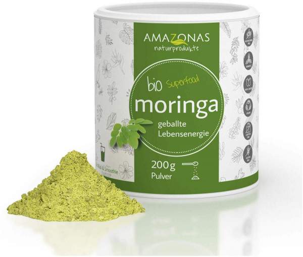 Moringa 100% Bio Pulver pur 200g