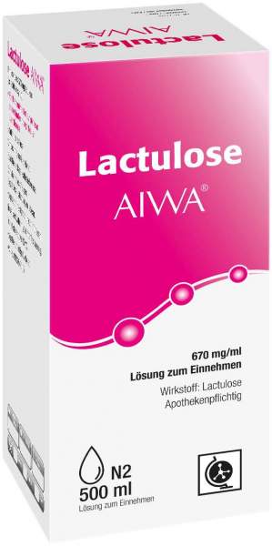 Lactulose Aiwa 670 mg Pro ml Lösung zum Einnehmen 500 ml
