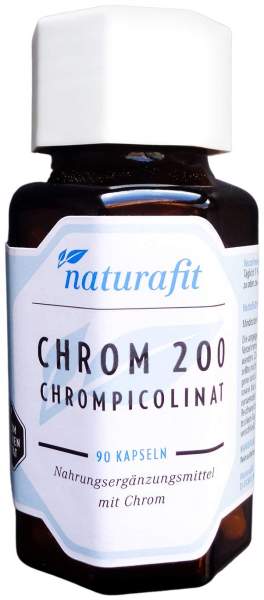 Naturafit Chrom 200 Chrompicolinat Kapseln 90 Stk