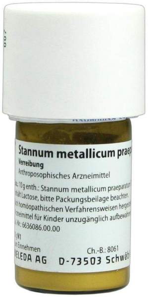 Weleda Stannum Metallicum Praeparatum D12 20 g Trituraiton