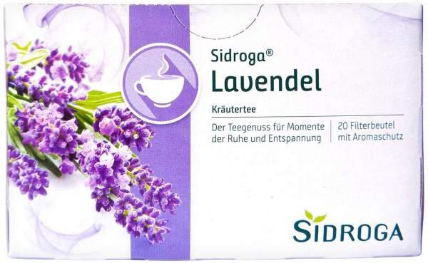 Sidroga Lavendel Tee 20 Filterbeutel