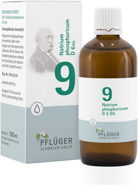 Biochemie Pflüger 9 Natrium Phosphoricum D6 100 ml Tropfen