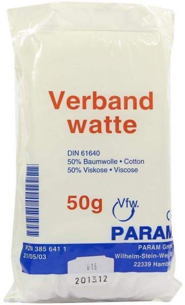 Verbandwatte Beutel 50 G Watte