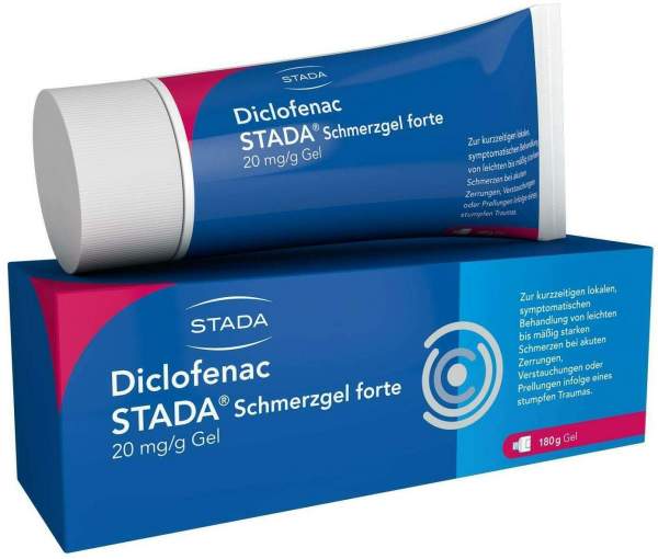 Diclofenac Stada Schmerzgel forte 20 mg je g 180 g Gel