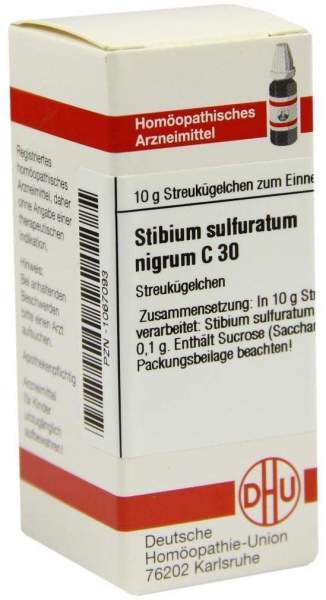Dhu Stibium Sulfuratum Nigrum C30 Globuli
