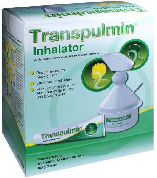 Transpulmin Erkältungsbalsam und Inhalator 100g Balsam