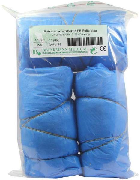 Matratzen 3 Schutzbezug Pe - Folie Blau