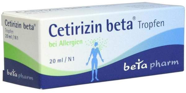 Cetirizin Beta 20 ml Tropfen