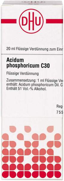 Dhu Acidum Phosphoricum C30 Dilution 20 ml