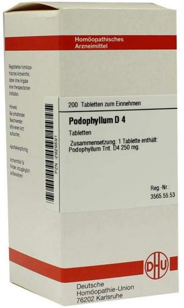 Podophyllum D4 Tabletten 200 Tabletten