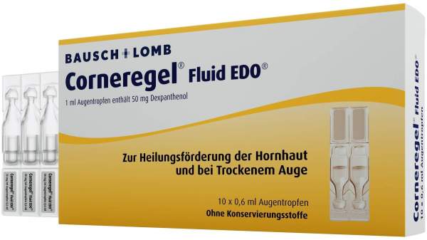 Corneregel Fluid Edo 10 X 0,6 ml Augentropfen