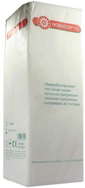 Nobatop 12 Kompressen 10x10cm Unsteril