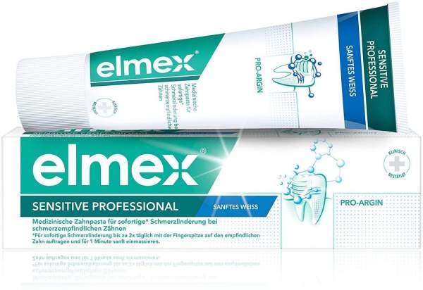 Elmex Sensitive Professional Plus Sanftes Weiß Zahnpasta 75 ml