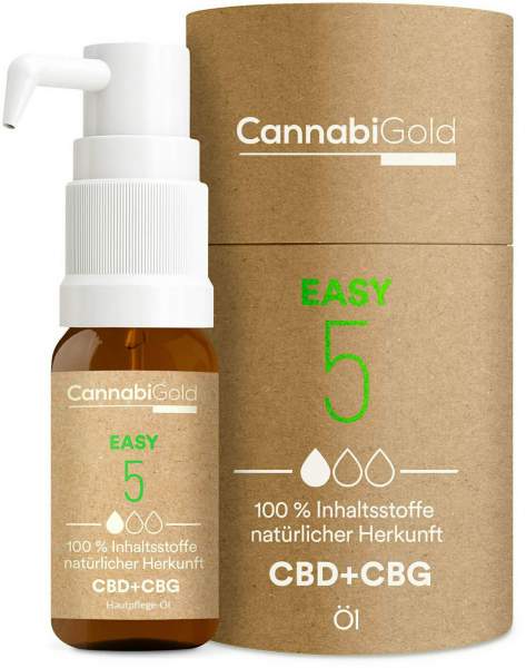 Cannabigold Easy 5 Cbd + Cbg Öl 12 ml