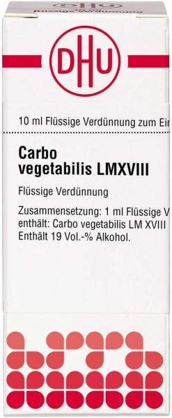 Dhu Carbo Vegetabilis Lmxviii Dilution 10 ml