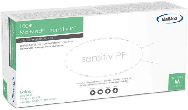 Maimed Sensitiv Pf Unt.Handsch.Unster.Latex Gr.M 1
