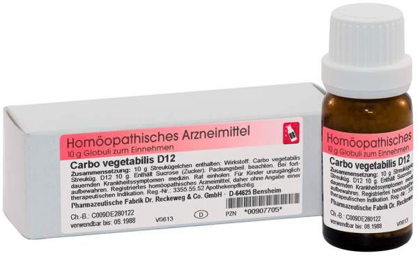 Carbo Vegetabilis D 12 Globuli