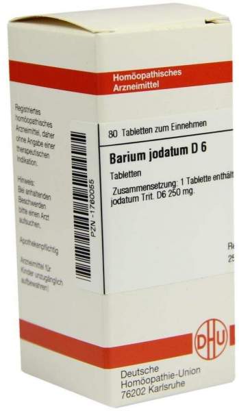 Dhu Barium Jodatum D6 Tabletten