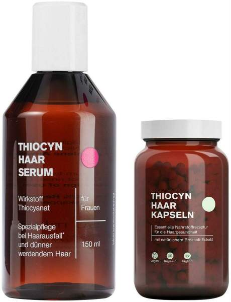 Thiocyn Haarserum Frauen vegan 150 ml + Thiocyn Hartkapseln 60 Stück