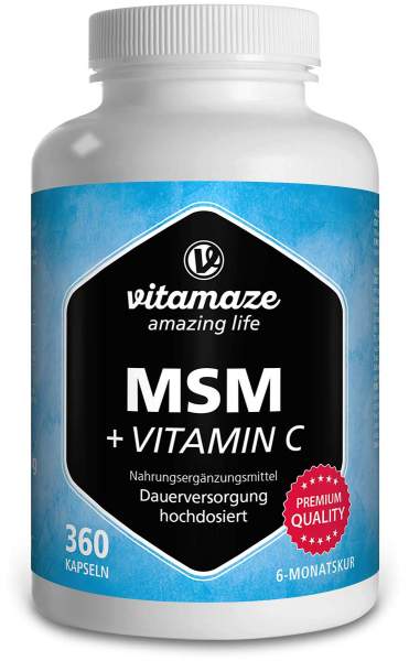 Msm Hochdosiert + Vitamin C 360 Kapseln