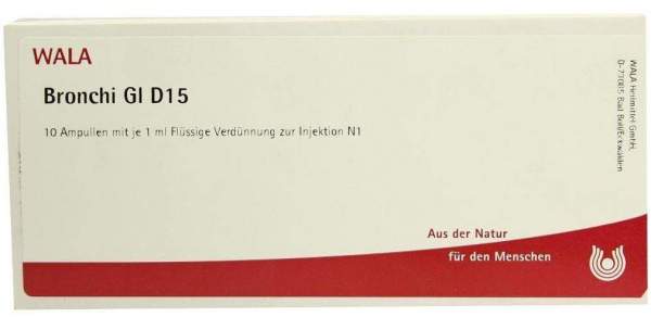 Bronchi Gl D 15 Ampullen 10 X 1 ml