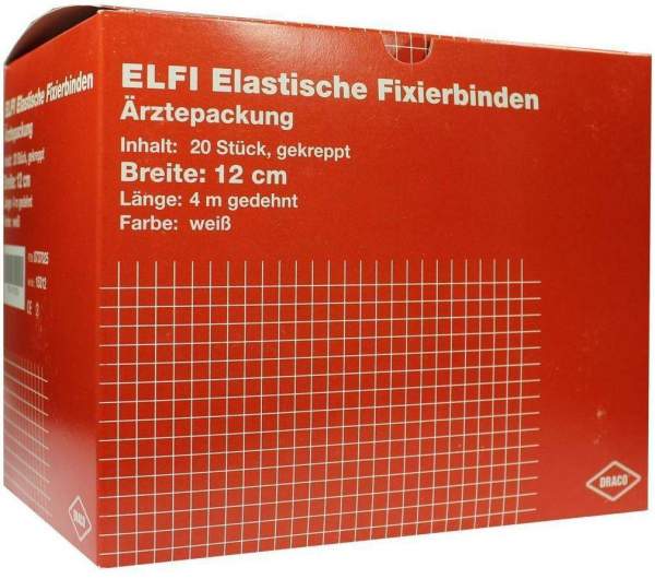 Dracoelfi Elast.Fixierbinde 12 Cmx4 M Gekreppt