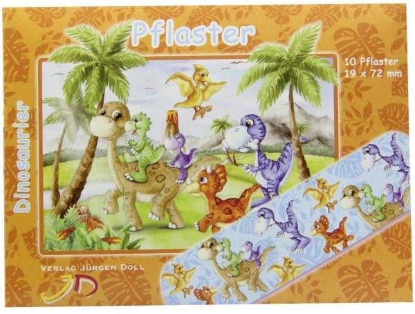 Kinderpflaster Dinosaurier 10 Pflaster