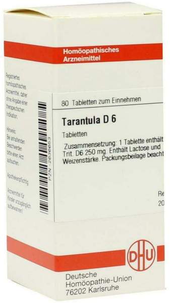 DHU Tarantula D6 80 Tabletten