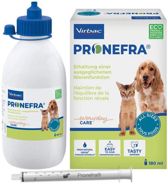 Pronefra Diät - Ergänzungsfuttermittel für Kleintiere 180 ml Flüssigkeit