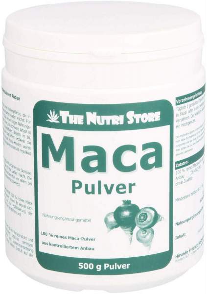 Maca 100 % Pur Bio 500 G Pulver