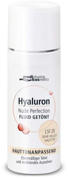 Hyaluron Nude Perfection Fluid getönt sehr heller Hauttyp LSF20 50 ml