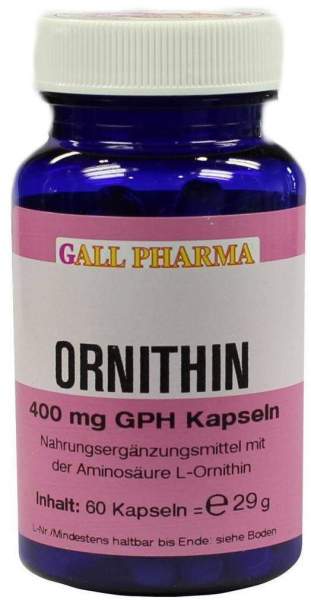 Ornithin 400 mg Gph 60 Kapseln