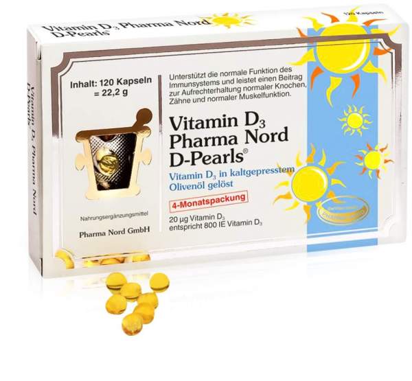 Vitamin D3 Pharma Nord 120 Kapseln
