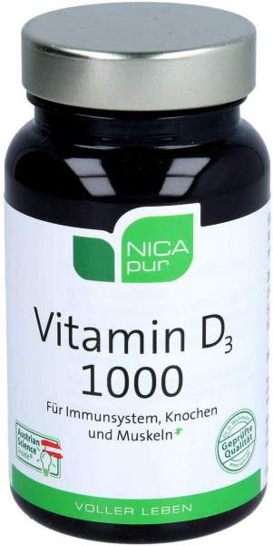 Nicapur Vitamin D 1000 120 Kapseln